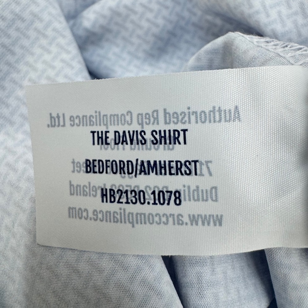 NWT Holderness & Bourne Polo The Davis Shirt XXL Bedford & Amherst Blue Purple - Picture 8 of 10